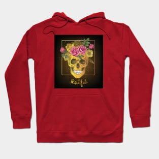 Floral Skull Hoodie